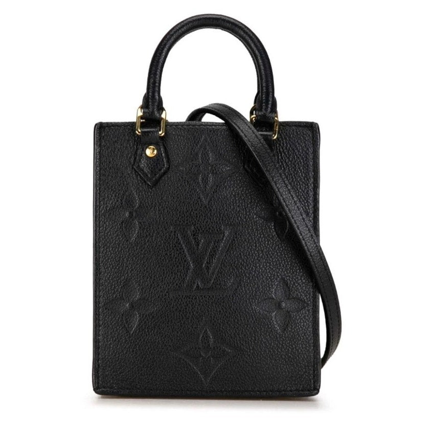 Louis Vuitton Black 2020 Monogram Petit Sac Plat Satchel Purse