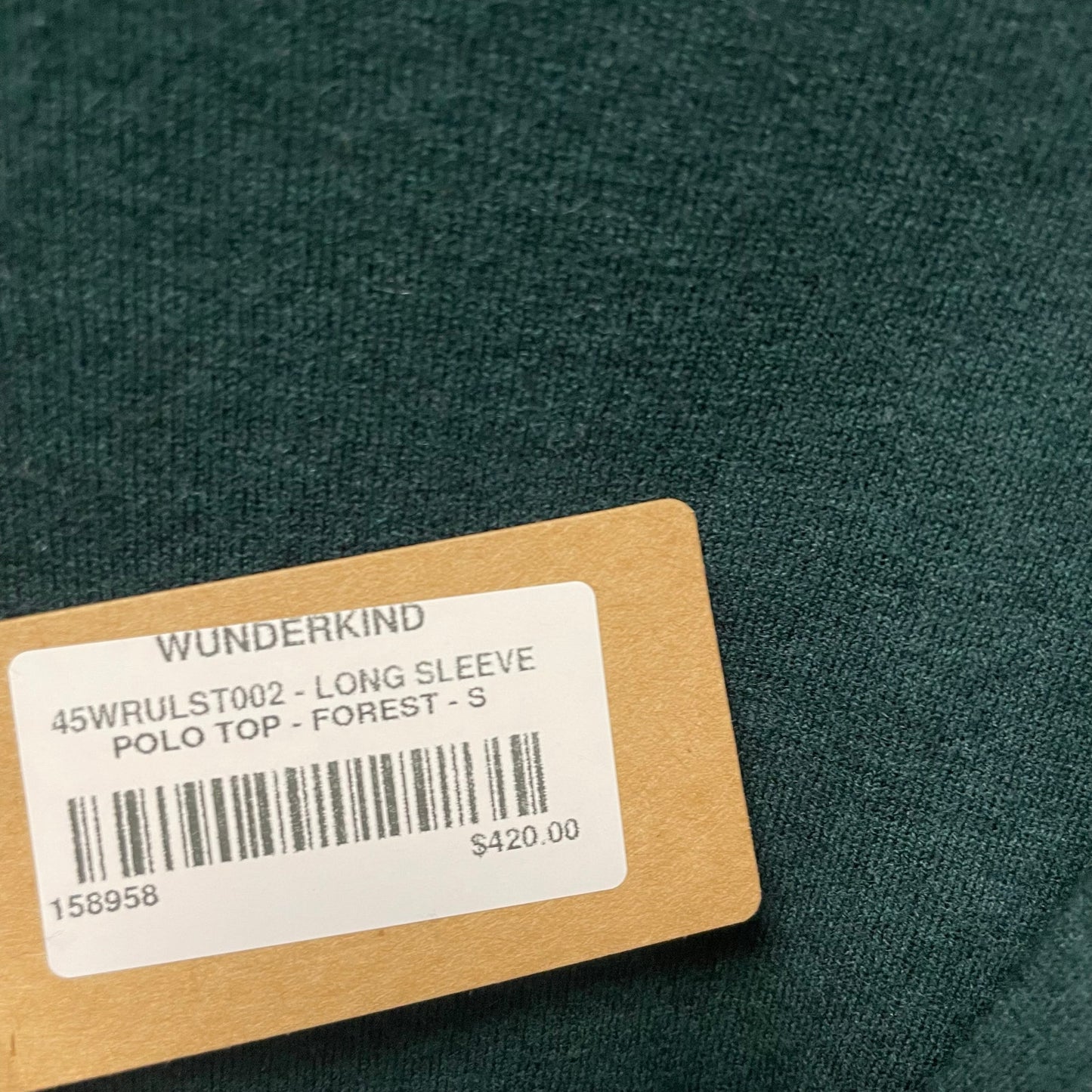 NWT Cuddle Up Cashmere Blend Long Sleeve Polo Top Forest Green Womens Small