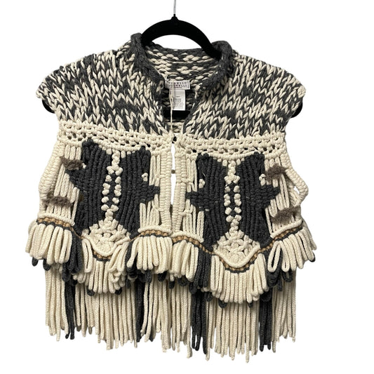 NWT Brunello Cucinelli Macrame Opera Sleeveless Pure Cashmere Vest Size Small