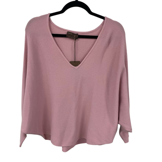 NWT Kerisma Dusty Pink RYU V Neck Sweater Top Womens Size Small / Medium