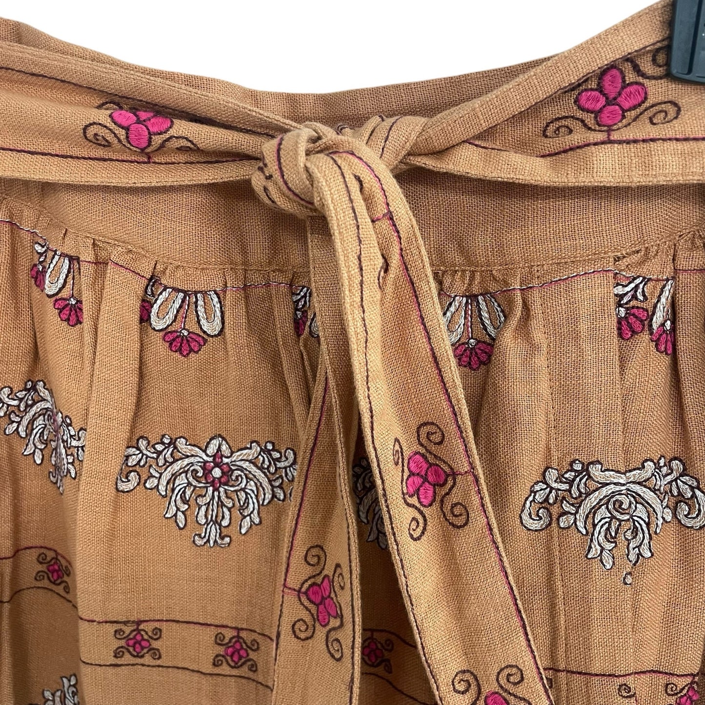 By Anthropologie Meghan Embroidered Mini Skirt Womens Size 12