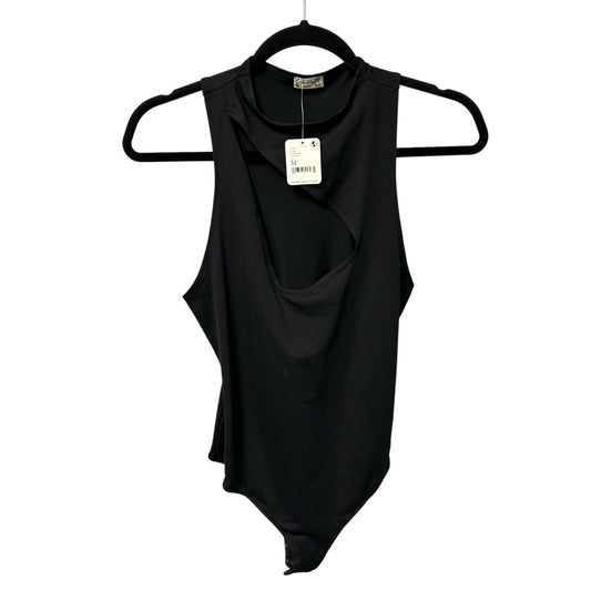 NWT Intimately Free People Black Keep It Going Cutout Bodysuit Womens Medium