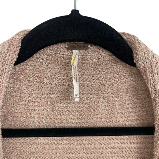 Free People Oversized Shrug Cardigan Mauve Pink Womens Size XS / Small