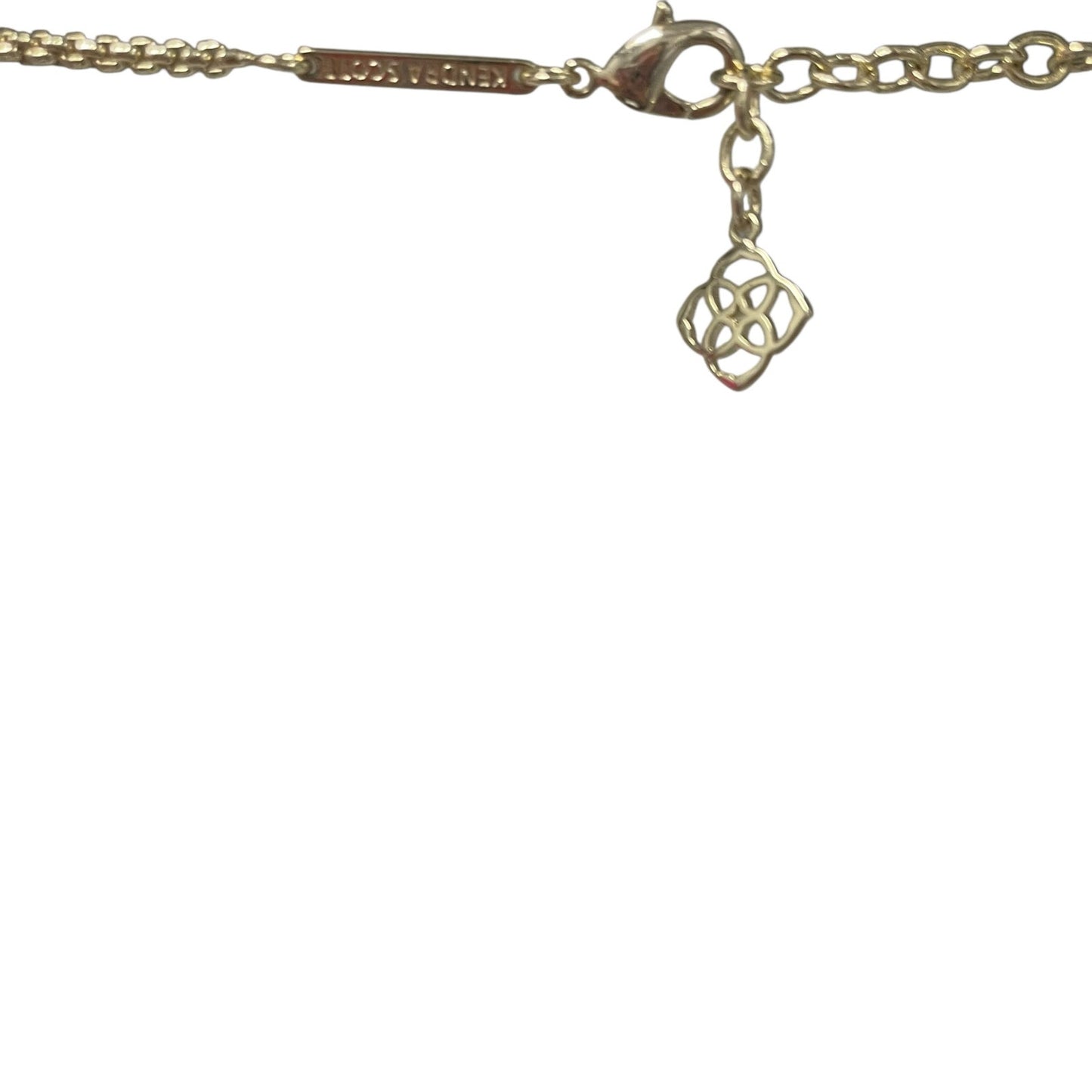 Kendra Scott Kimmy Necklace in Gold & Natural Cut Lapis Blue Stone
