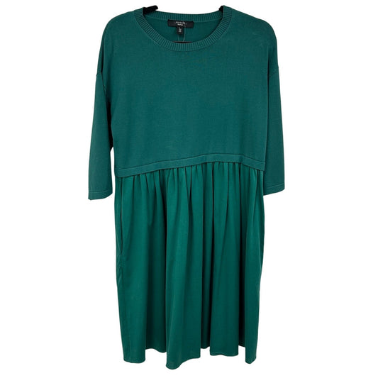 NWT Max Mara Weekend Emerald Green Mincio Sweater Knit Dress Womens US Large