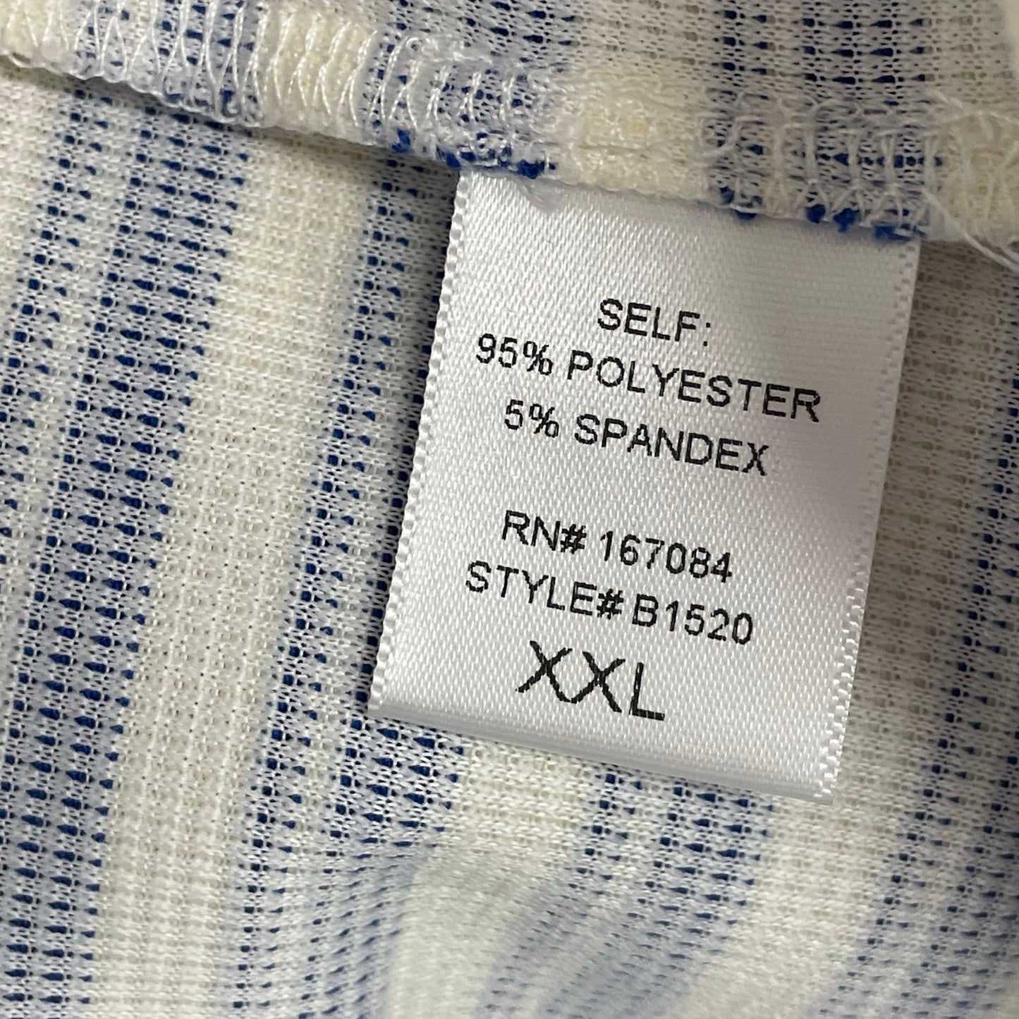 NWT Tuckernuck Pomander Place Regatta Stripe Alexia Shirt Blue White Womens XXL