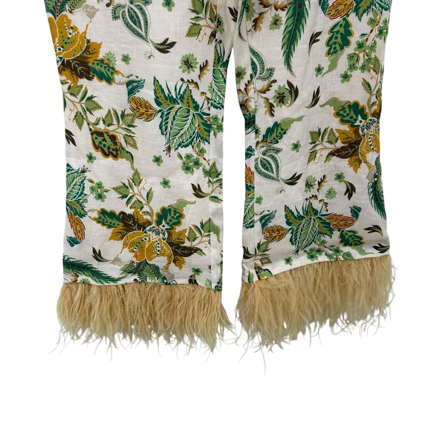 NWT Antonio Melani x The Nat Note Larkin Paisley Floral Cropped Pants Womens 12