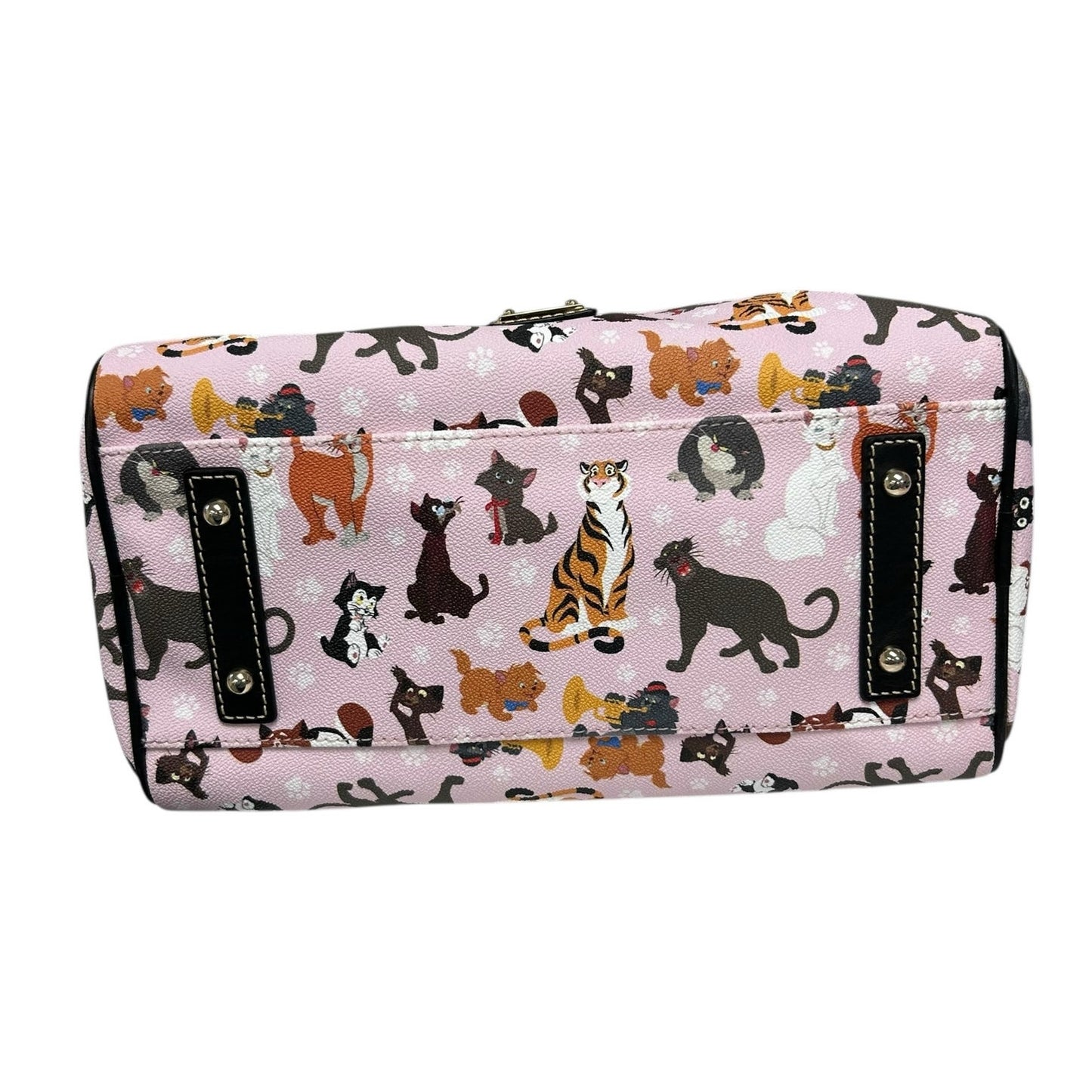 Dooney & Bourke 2019 Disney Cats Double Handle Leather Satchel Handbag