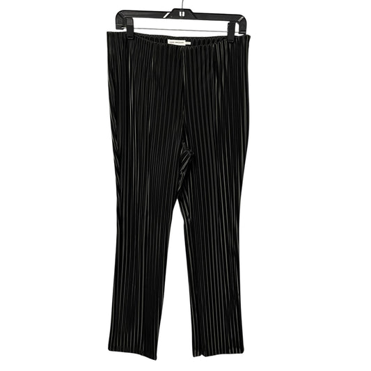 Good American Black Faux Leather Hologram Long and Lean Pants Size 4 / US XL