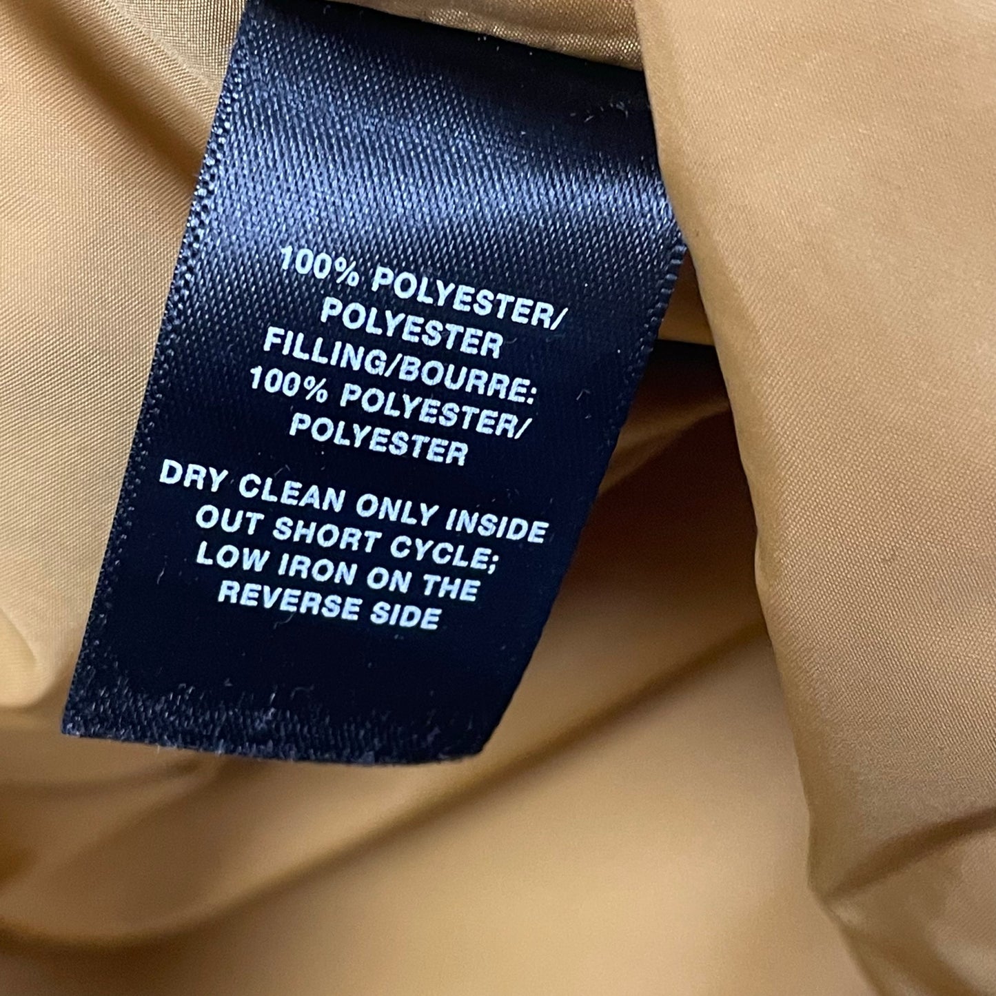 Lafayette 148 New York Full Zip Quilted Vest Mustard Yellow Womens Plus Size XXL