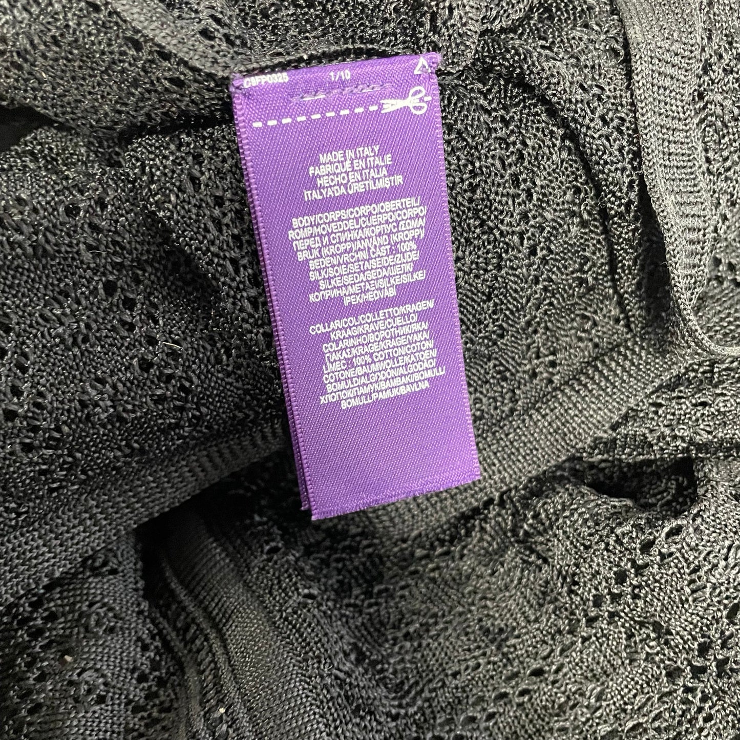 NWT Ralph Lauren Purple Label Fall Runway 2 Piece Collared Long Dress Small