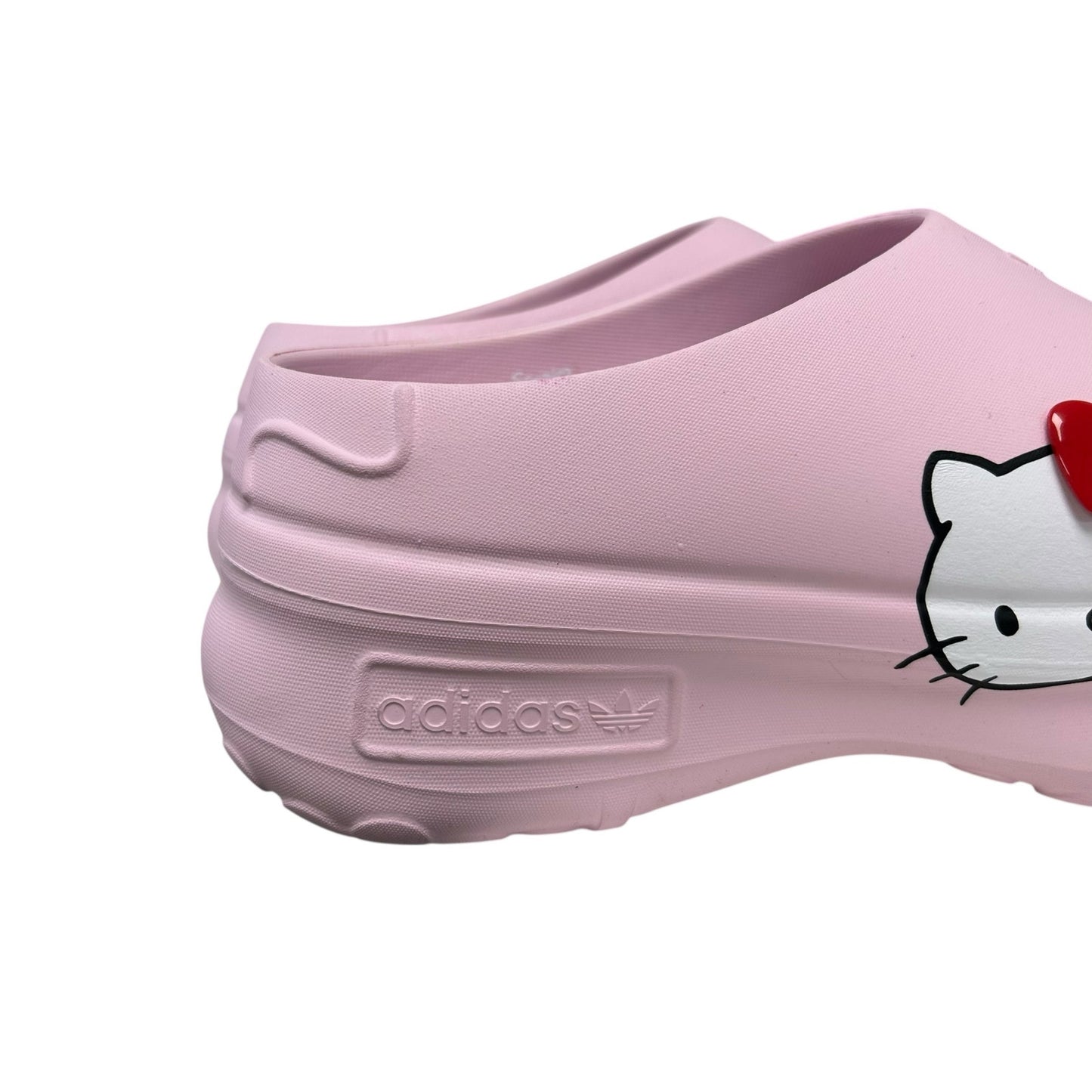 Adidas x Hello Kitty Pink AdiFom Stan Smith Slip On Platform Mules Womens Size 9