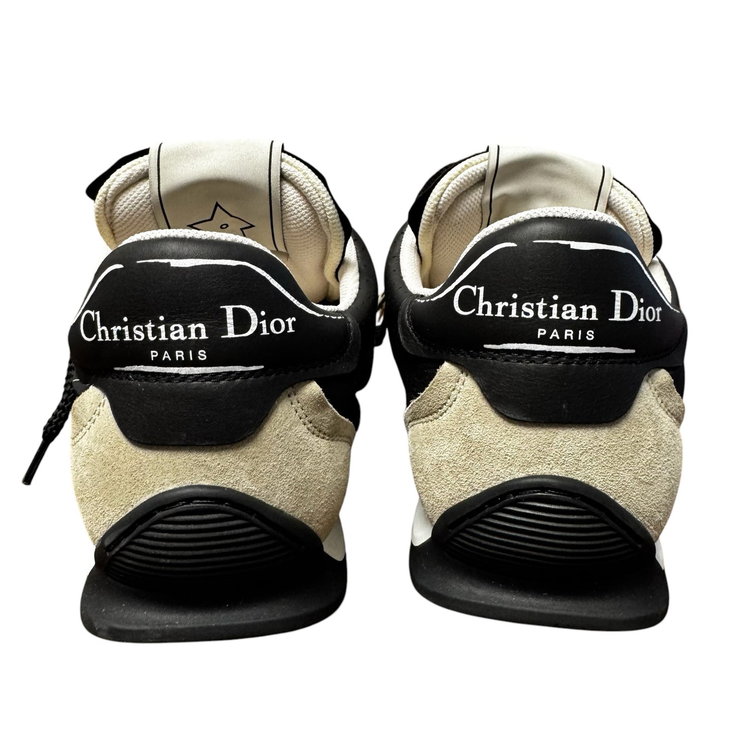 Christian Dior Black Calfskin D Sketch Sneaker Womens 9