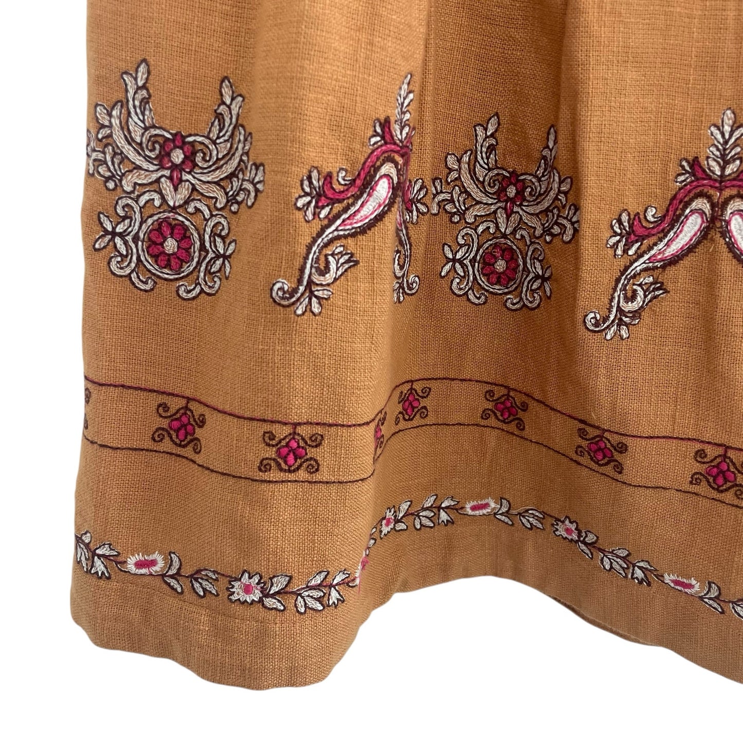 By Anthropologie Meghan Embroidered Mini Skirt Womens Size 12