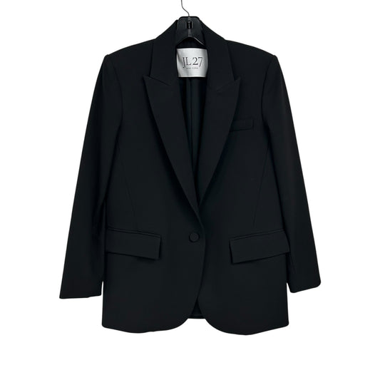 JL27 Black The Classic Oversized Single Breasted Blazer Jacket Womens Size XS