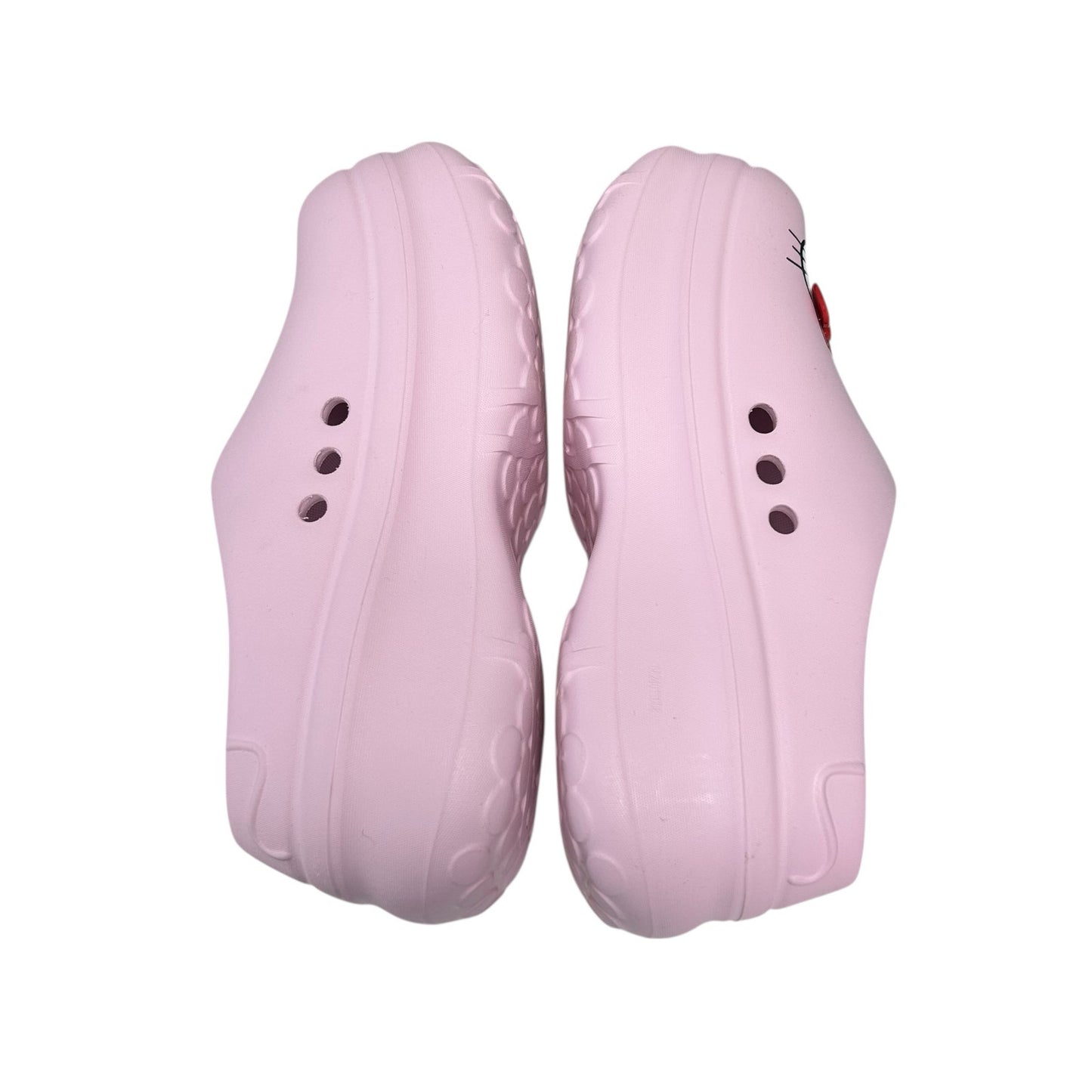 Adidas x Hello Kitty Pink AdiFom Stan Smith Slip On Platform Mules Womens Size 9