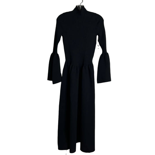 NWT Chloe Black Mock Neck Knit Sweater Dress Womens XS