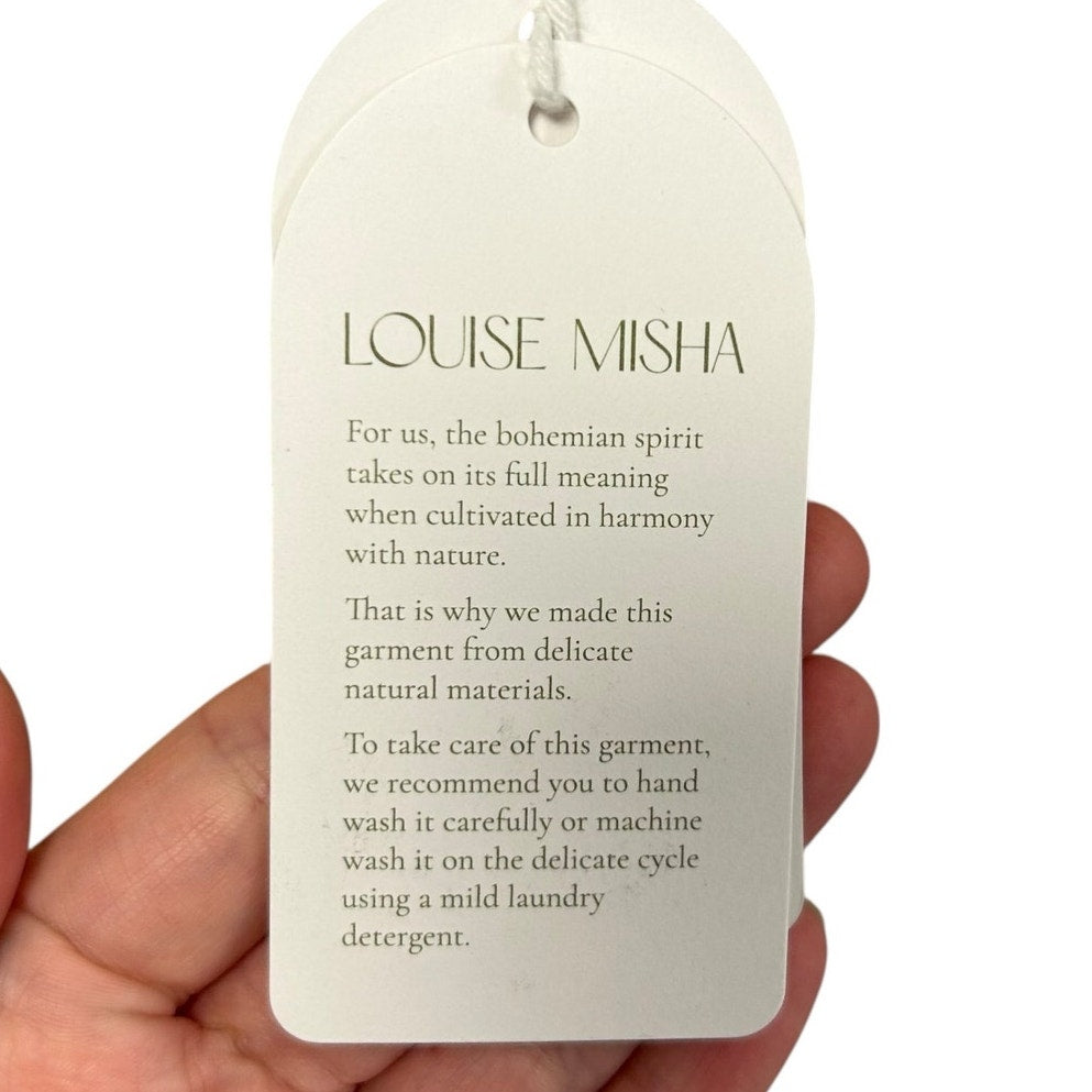 NWT Louise Misha Biscuit Cream Tan Jumper Salma Mohair Sweater Womens 36 / US 4