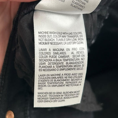 Mother Encounters At Night Black The Hustler Ankle Fray Jeans Womens 31 / 10