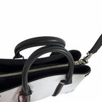 Louis Vuitton Soufflot Epi BB White Black Leather Two Way Handbag AS IS