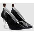 Louis Vuitton Black White Patent Leather Knotted Pump Heels Womens 39 / US 9