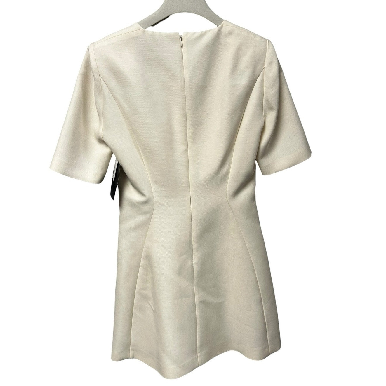 NWT Stella McCartney Cream Wool Blend Mini Alexys Dress Womens 36 / US Small
