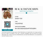 Valentino Garavani Bribri 60 Leather Platform Espadrille Sandals Brown Size US 9