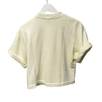 NWT Ulla Johnson Crème Cove Top with Floral Applique Embroidery Womens P / XS