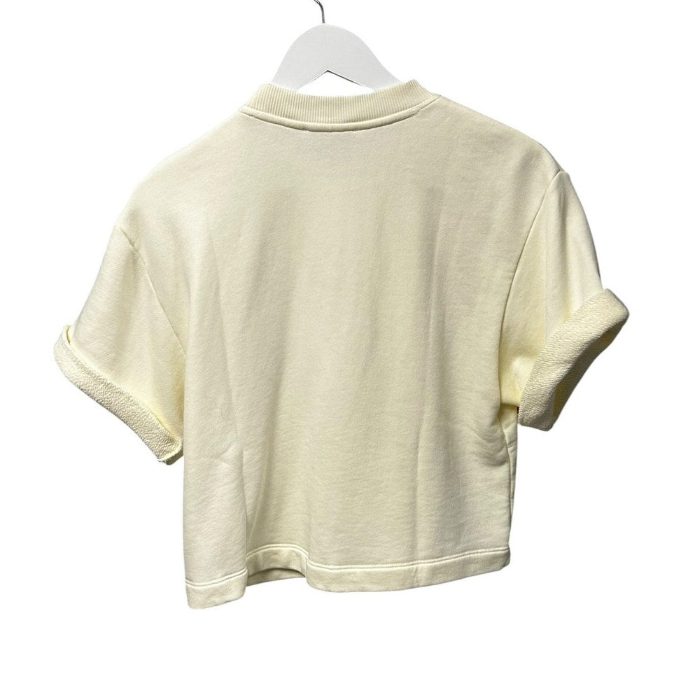NWT Ulla Johnson Crème Cove Top with Floral Applique Embroidery Womens P / XS