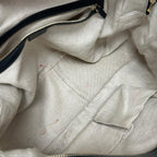 Gucci Black Pebbled Calfskin Leather Soho Double Chain Zip Shoulder Bag