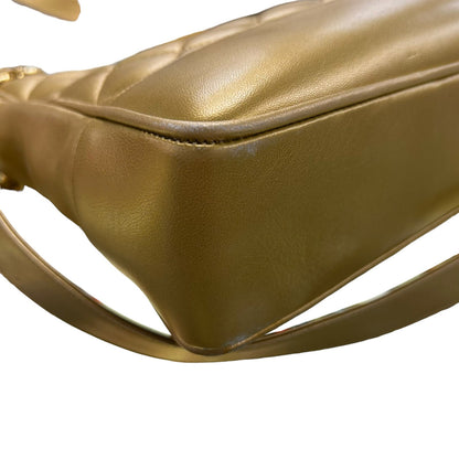 Chanel Gold Coco Ball Matelassé Chain Leather Shoulder Tote Bag
