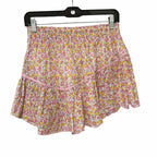 LoveShackFancy Memphis Mini Skirt Dainty Floral Print Pure Cotton Womens Small