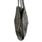 Stella McCartney Gray Falabella Three Chain Tote Shoulder Bag with Pouch