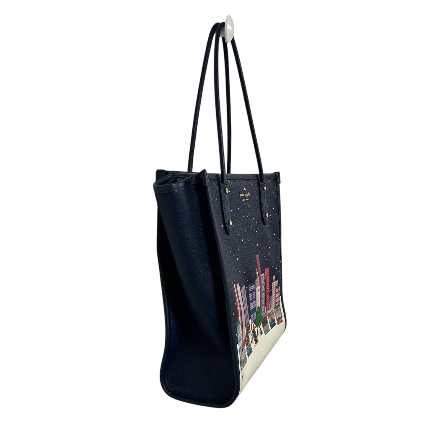 Kate Spade New York Ella Winter Wonders North South Double Handle Tote Bag