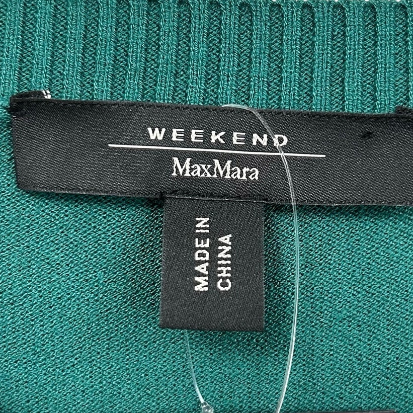 NWT Max Mara Weekend Emerald Green Mincio Sweater Knit Dress Womens US Large