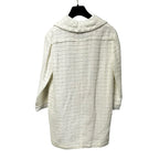 NWT Chanel White Cruise Collection Tweed & Lace Mini Dress Womens 36 / US 4