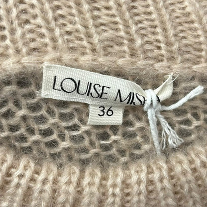 NWT Louise Misha Biscuit Cream Tan Jumper Salma Mohair Sweater Womens 36 / US 4