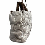 Louis Vuitton Limited Edition Econyl Monogram Pillow Giant Onthego GM Silver Bag