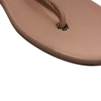 Chanel Blush Pink Interlocking CC Logo Leather T-Strap Sandals Womens 39 / US 9