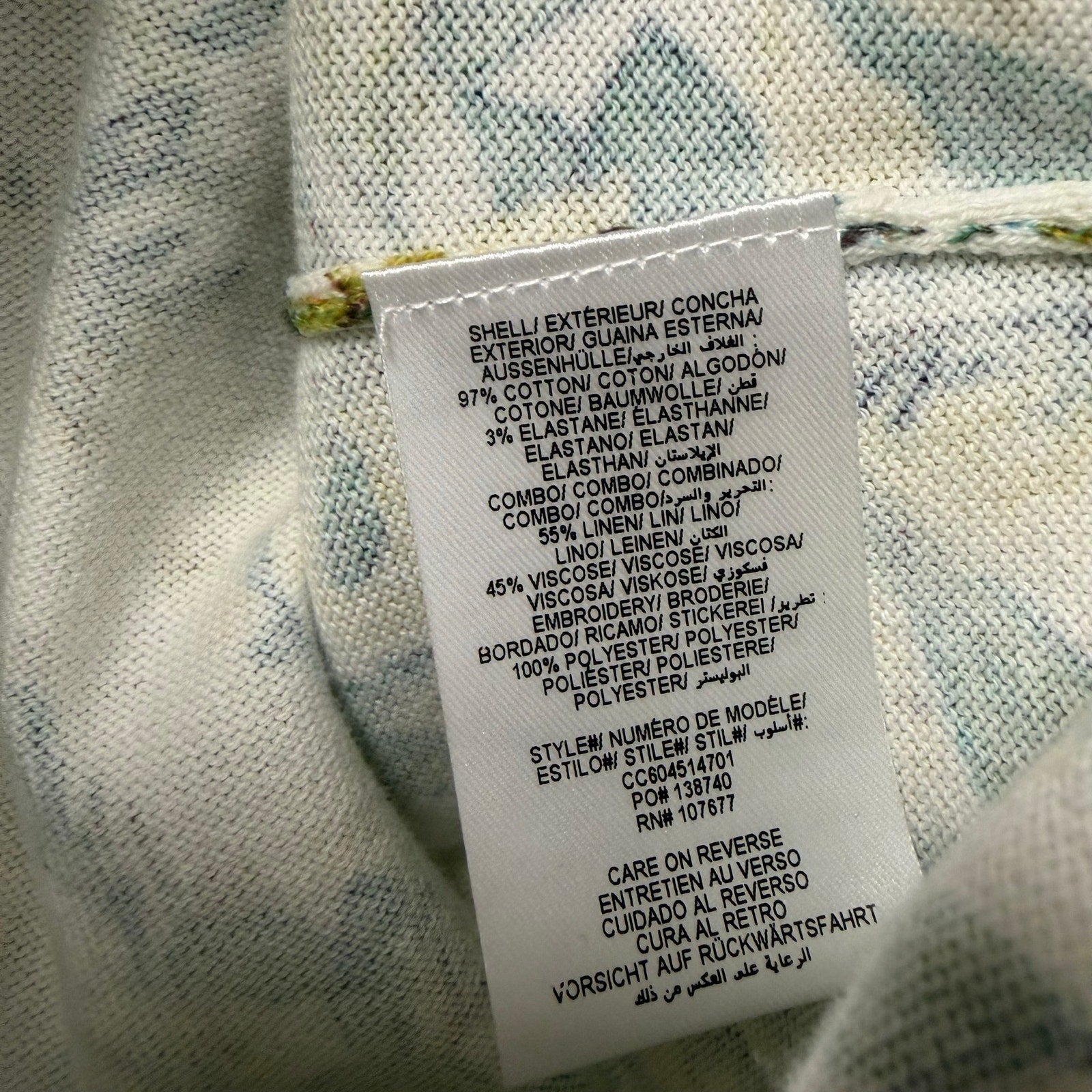 NWT Alice + Olivia Carson Printed Cardigan Fresh Air Butter Floral Size Small