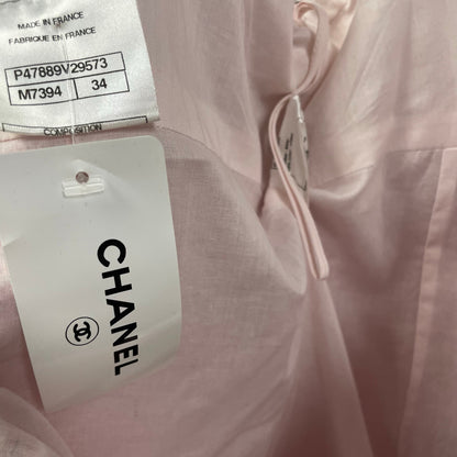 NWT Chanel 2014 Fantasy Tweed Dress Pink White Black Womens Size 34 / US 2