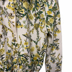 NWT Alice + Olivia Carson Printed Cardigan Fresh Air Butter Floral Size Small