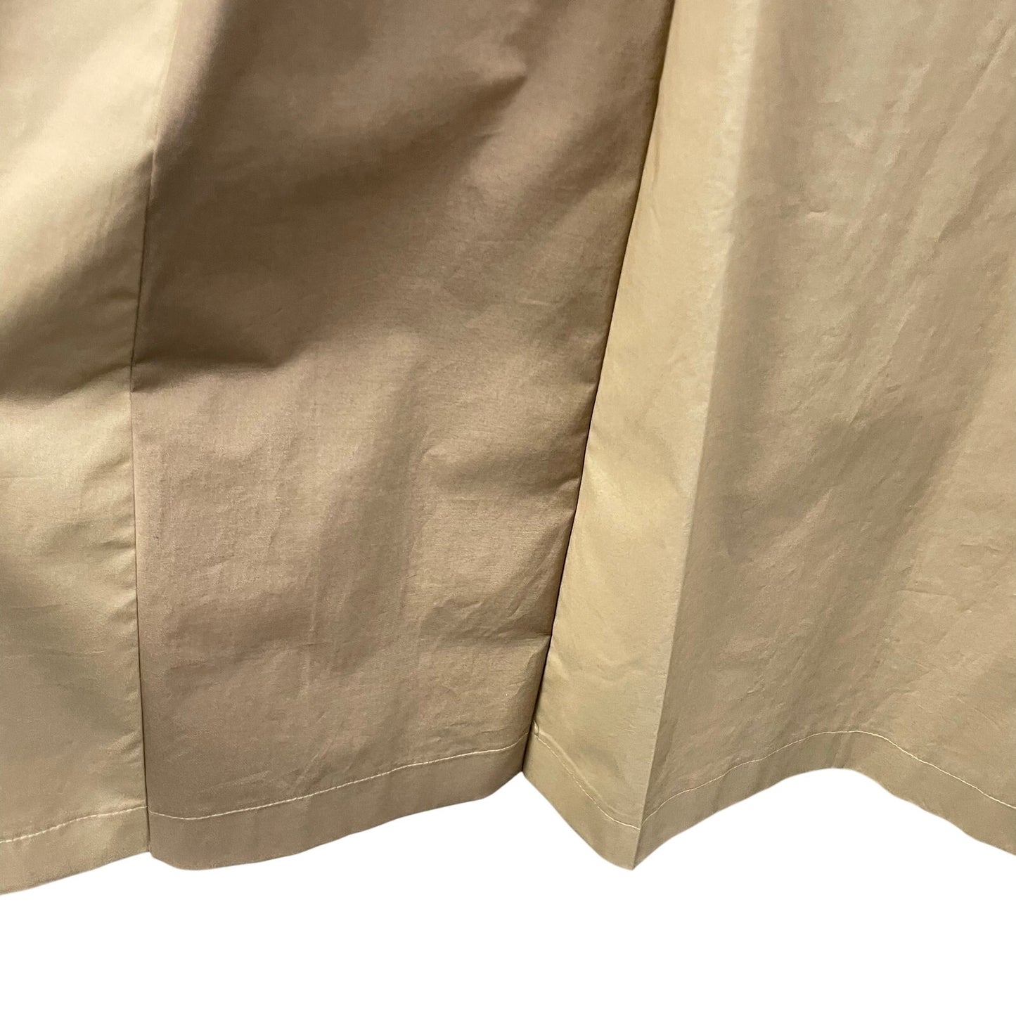 NWT Escada Button Up Cotton Blend Midi Shirt Dress Sand Dune Womens 46 / US 16