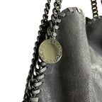 Stella McCartney Gray Falabella Three Chain Tote Shoulder Bag with Pouch