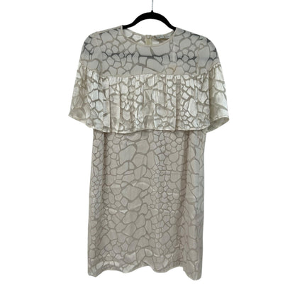 NWT Marie Oliver Burnout Silk Blend Overlay Charlotte Shift Dress Womens Small