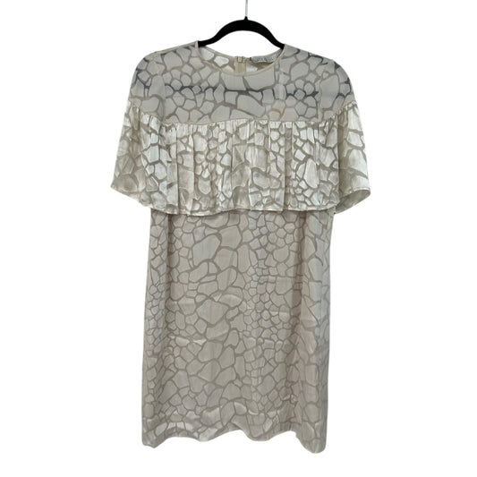 NWT Marie Oliver Burnout Silk Blend Overlay Charlotte Shift Dress Womens Small