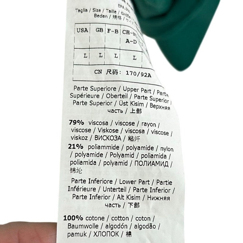 NWT Max Mara Weekend Emerald Green Mincio Sweater Knit Dress Womens US Large