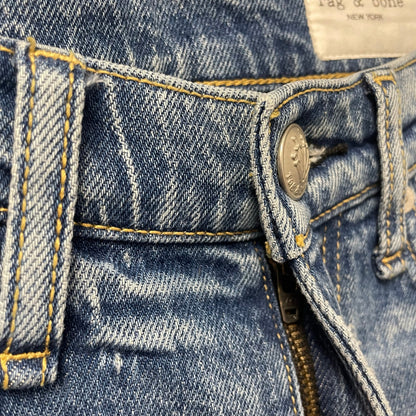 NWT Rag & Bone Peyton Mid Rise Bootcut Jean in Monterosso Wash Womens Size 24