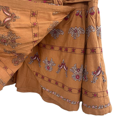 By Anthropologie Meghan Embroidered Mini Skirt Womens Size 12
