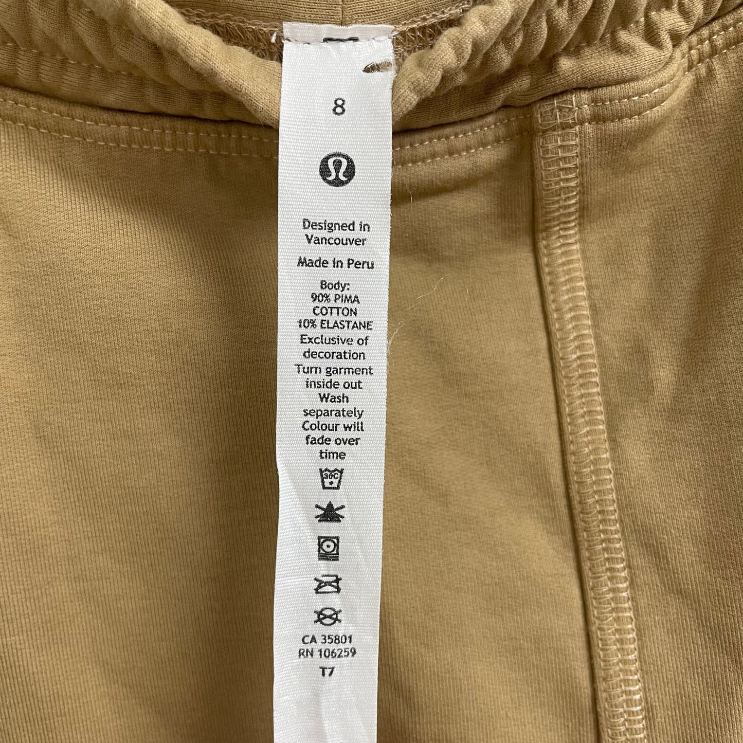 Lululemon Athletica LA Super High Rise Jogger Trench Ombre Wash Womens 8